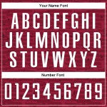 Custom White Jersey Sublimation Uniform Crimson Soccer