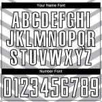 Gray Custom Uniform White-Black Sublimation Soccer Shapes Arrow Jersey