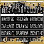 Abstract Art Uniform Custom Gold-White Jersey Black Fragment Soccer Old Sublimation