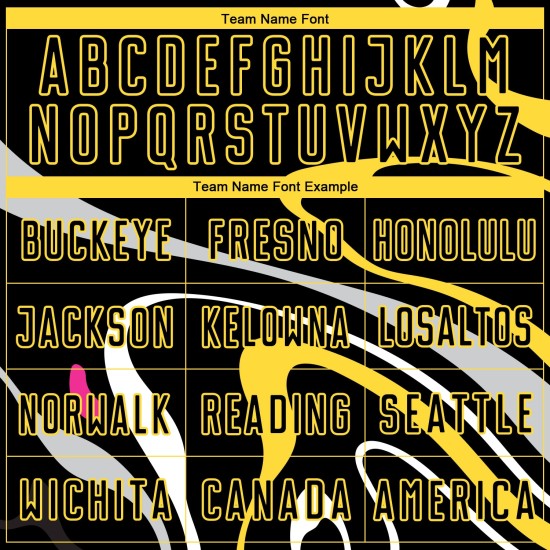 Black Gold Custom Sublimation Shapes Uniform Jersey Soccer Fluid