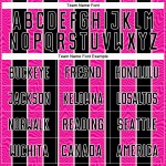 Line Sublimation Custom Black Pink-White Uniform Soccer Jersey Line Sublimation Custom Black Pink-White Uniform Soccer Jersey