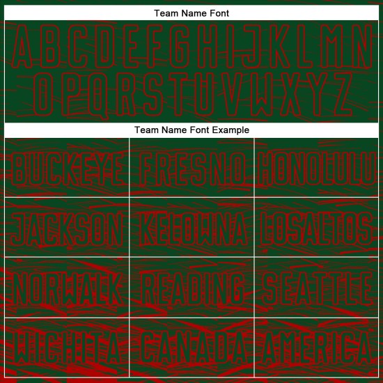 Uniform Custom Soccer Red Jersey Green Sublimation