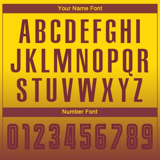 Gold Uniform Sublimation Fashion Fade Burgundy Soccer Long Jersey Custom Sleeve