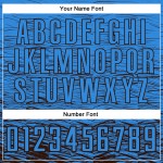 Custom Soccer Brown Blue Uniform Jersey Sublimation Powder