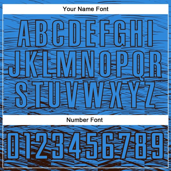 Custom Soccer Brown Blue Uniform Jersey Sublimation Powder