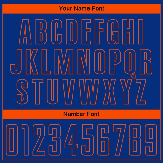 Soccer Uniform Jersey Fashion Sublimation Royal Custom Pinstripe Fade Orange