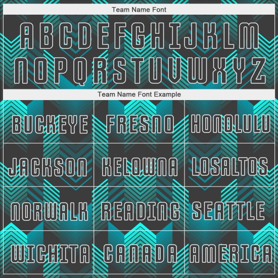 Jersey Custom Soccer Uniform Black-Teal Sublimation Black