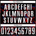 Fragment Abstract Jersey Red-Royal Custom Black Sublimation Soccer Art Uniform Fragment Abstract Jersey Red-Royal Custom Black Sublimation Soccer Art Uniform