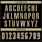 Gold-Camo Vegas Jersey Black Soccer Sublimation Custom Uniform