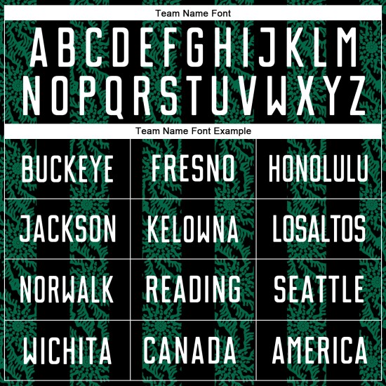 Custom Sublimation Black Soccer Green Shape Abstract Uniform Jersey White-Kelly