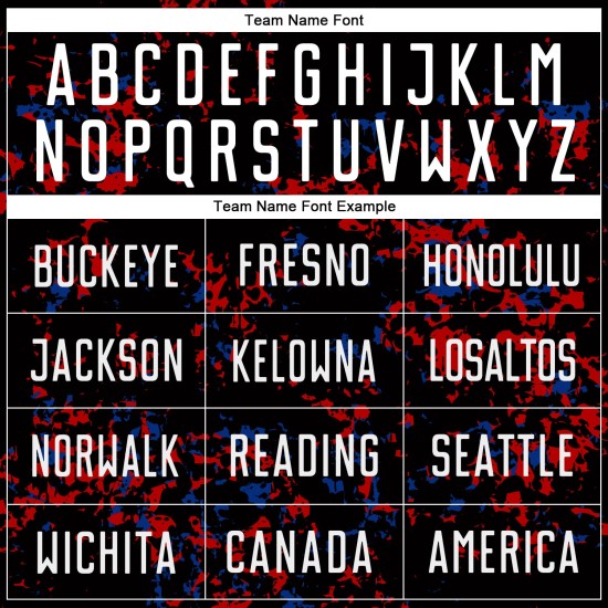 Fragment Abstract Jersey Red-Royal Custom Black Sublimation Soccer Art Uniform Fragment Abstract Jersey Red-Royal Custom Black Sublimation Soccer Art Uniform