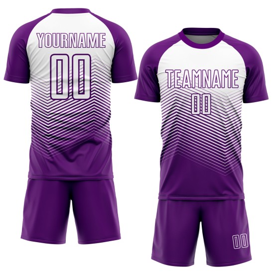 Uniform Abstract Geometric Jersey Custom White Soccer Triangles Purple Sublimation Uniform Abstract Geometric Jersey Custom White Soccer Triangles Purple Sublimation