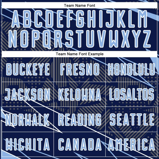 Lines Navy Light Custom Jersey Sports Soccer Uniform Blue-White Sublimation