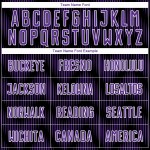 Jersey Line Soccer Sublimation Purple-White Black Custom Uniform